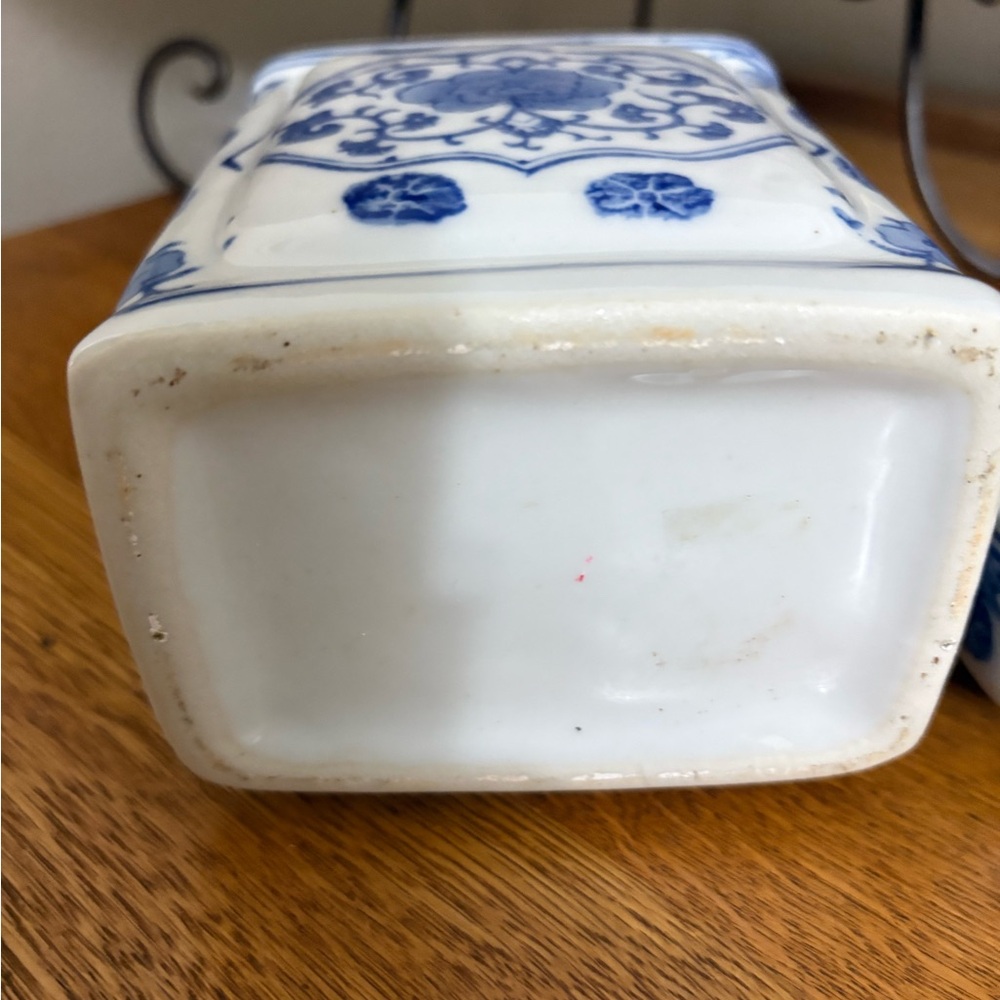 Blue & White Floral Ginger Jar/Tea Jar - Picture 4 of 7